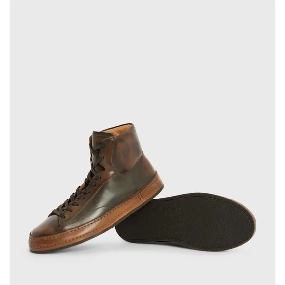 Wooster Artisanal Leather High Top Sneakers